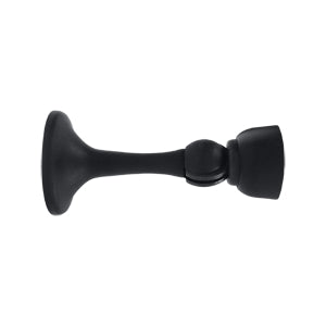 Deltana Solid Brass 3 inch Magnetic Door Holder - Flat Black