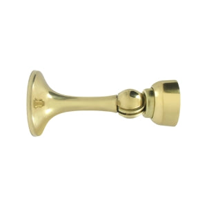 Deltana Solid Brass 3 inch Magnetic Door Holder - Polished Brass