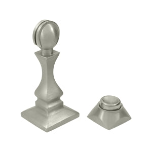 Deltana Solid Brass 3 1/2 inch Magnetic Door Holder - Brushed Nickel