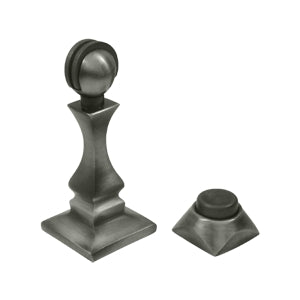 Deltana Solid Brass 3 1/2 inch Magnetic Door Holder - Antique Nickel