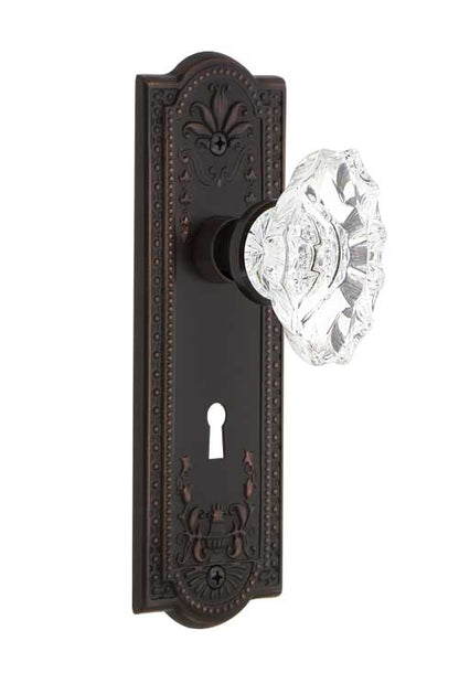 Nostalgic Warehouse Meadows Plate with Chateau Knob