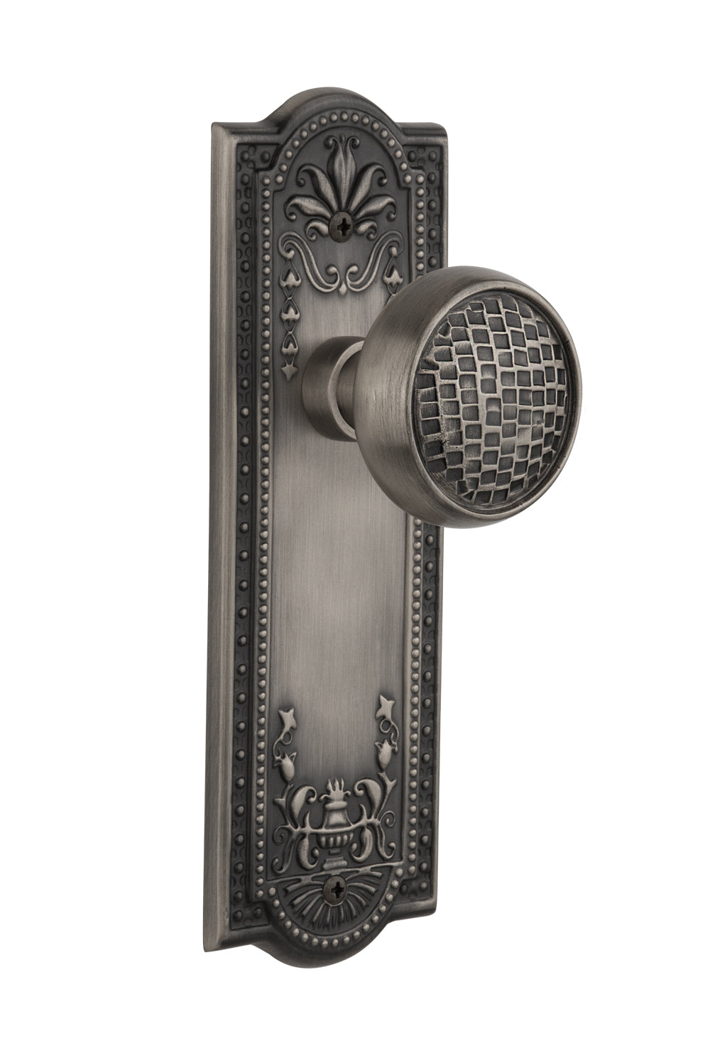 Nostalgic Warehouse Meadows Plate with Craftsman Knob