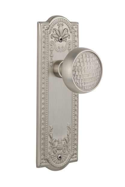 Nostalgic Warehouse Meadows Plate with Craftsman Knob