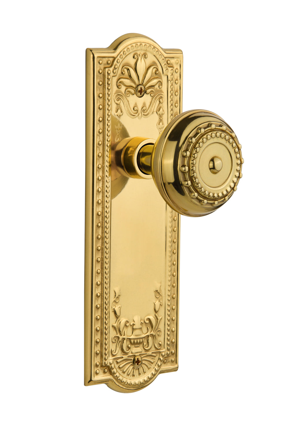 Nostalgic Warehouse Meadows Plate with Meadows Knob - Mortise Lock