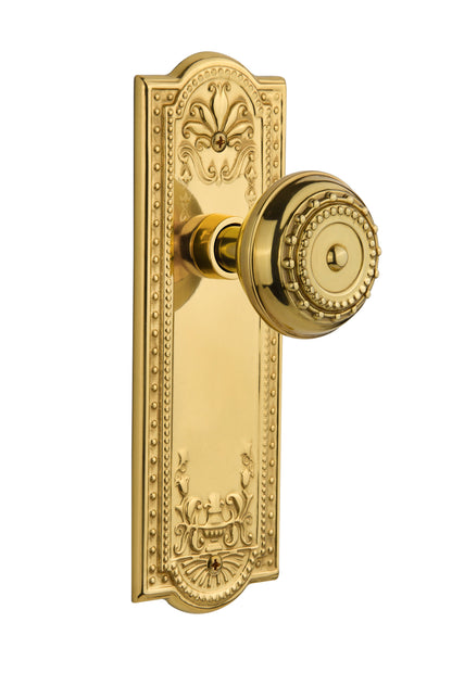 Nostalgic Warehouse Meadows Plate with Meadows Knob - Mortise Lock