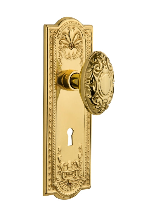 Polished Brass/Unlacquered Brass ( All Mortise Come W/ Keyhole )