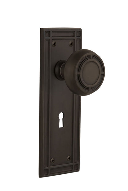 Nostalgic Warehouse Mission Plate with Mission Knob - Mortise Lock