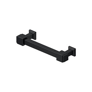 Decorative Cabinet Pull 4 Inch, Manhattan, Solid Brass