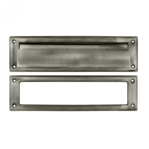 Deltana Mail Slot with Interior Frame - Antique Nickel