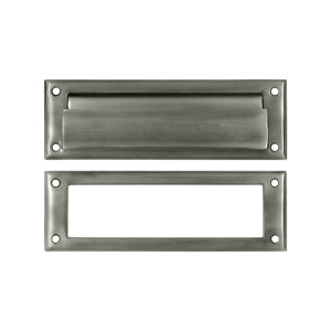 Deltana Mail Slot with Interior Frame - Antique Nickel