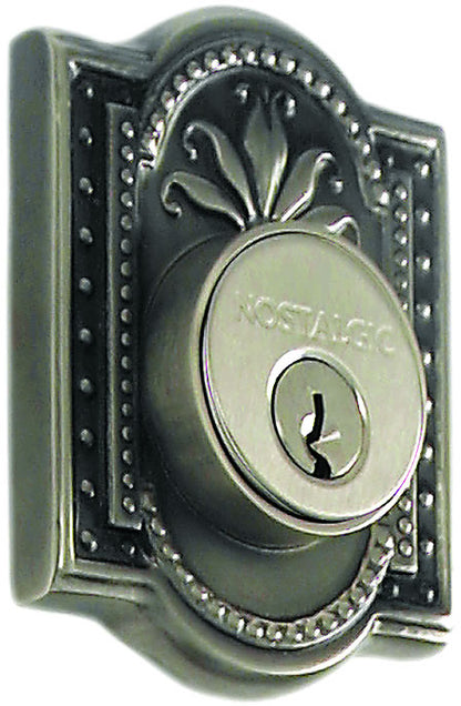 Nostalgic Warehouse Meadows Deadbolt - Antique Pewter
