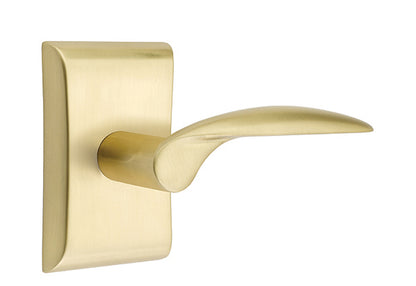 Emtek Mercury Lever Satin Brass-Neos Rosette