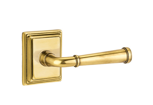 Emtek Merrimack Lever French Antique-Wilshire Rosette