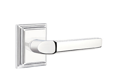 Emtek Milano Lever with Wilshire Rosette
