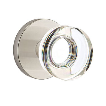Emtek Disc Crystal Knob with Disk Rosette