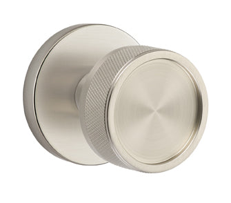 Emtek Conical Knurled Door Knob with Disk Rosette