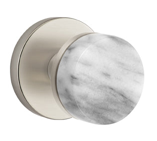 Emtek Conical Marble Interior Mortise Knob with Disk Rosette