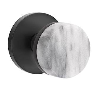 Emtek Conical Marble Interior Mortise Knob with Disk Rosette