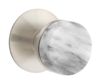Emtek Conical Marble Interior Mortise Knob with Modern Rosette