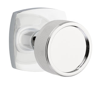Emtek Conical Marble Interior Mortise Lever with Urban Rosette
