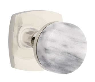 Emtek Conical Marble Interior Mortise Lever with Urban Rosette