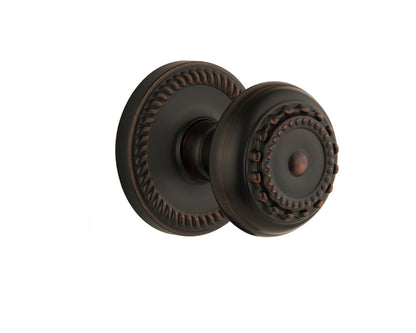 Grandeur Newport Rosette with Parthenon Knob Timeless Bronze