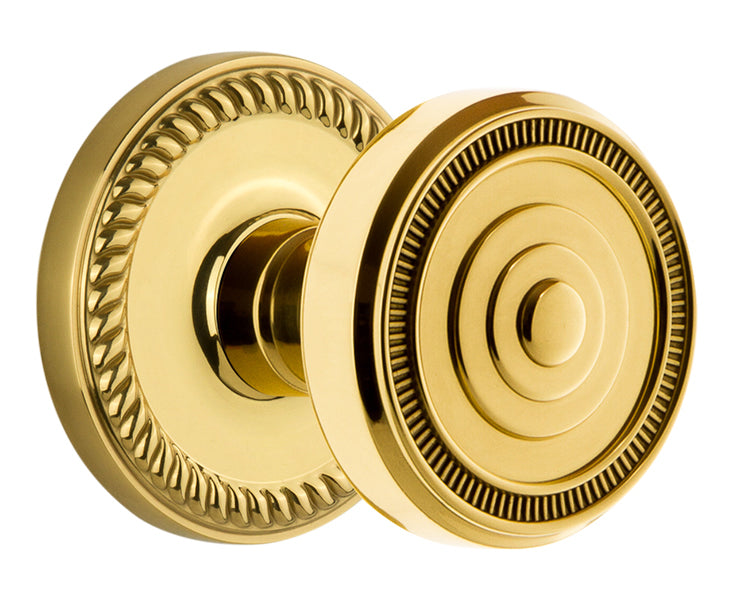 Grandeur Newport Rosette with Soleil Knob