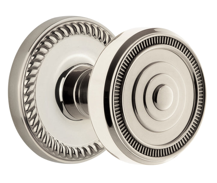 Grandeur Newport Rosette with Soleil Knob