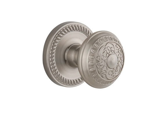 Grandeur Newport Rosette with Windsor Knob