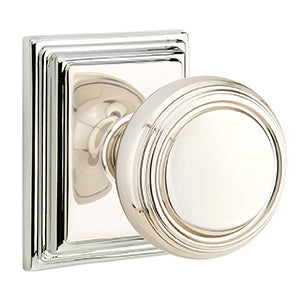 Emtek Norwich Knob with Wilshire Rosette