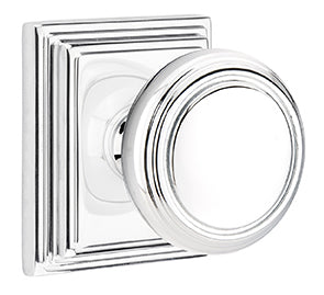 Emtek Norwich Knob with Wilshire Rosette