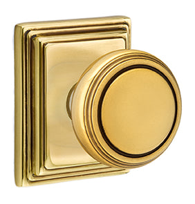 Emtek Norwich Knob with Wilshire Rosette