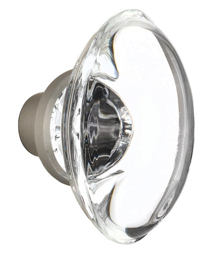 Nostalgic Warehouse Oval Clear Crystal Knobs ONLY with Spindle