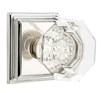 Emtek Old Town Knob with Wilshire Rosette