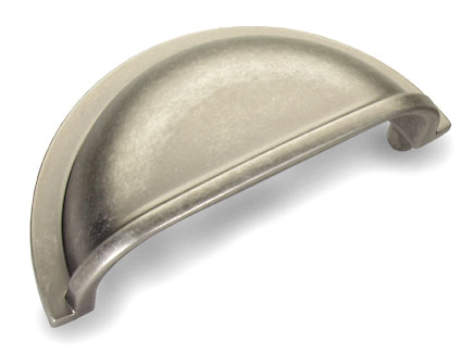 Dynasty 3 Inch Bin Pull In Antique Nickel/Pewter