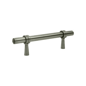 Deltana Solid Brass 4 3/4 Adjustable Pull - Antique Nickel