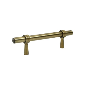 Deltana Solid Brass 4 3/4 Adjustable Pull - Antique Brass