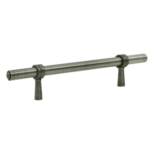Deltana Solid Brass 6 1/2 Adjustable Pull - Antique Nickel