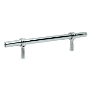 Deltana Solid Brass 6 1/2 Adjustable Pull - Polished Chrome