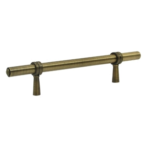 Deltana Solid Brass 6 1/2 Adjustable Pull - Antique Brass