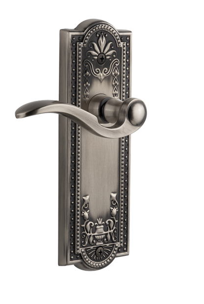 Grandeur Parthenon Plate with Bellagio Lever in Antique Pewter