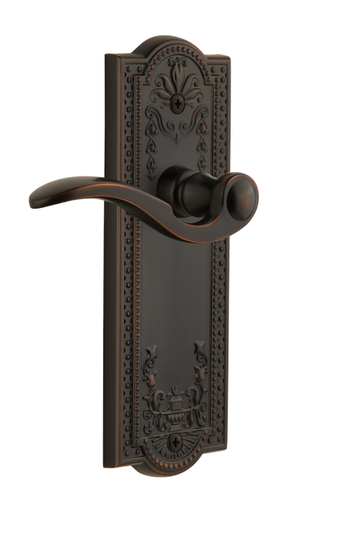 Grandeur Parthenon Plate with Bellagio Lever in Timeless Bronze
