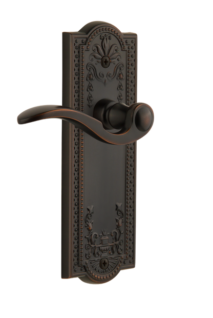 Grandeur Parthenon Plate with Bellagio Lever in Timeless Bronze