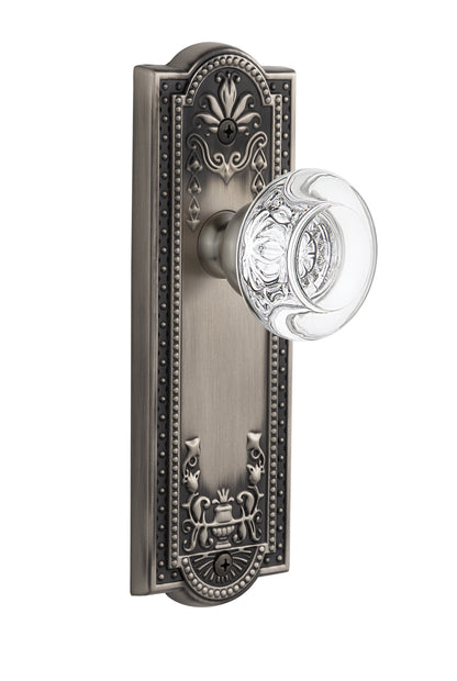 Grandeur Parthenon Plate with Bordeaux Knob