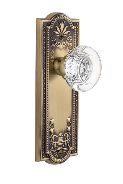 Grandeur Parthenon Plate with Bordeaux Knob