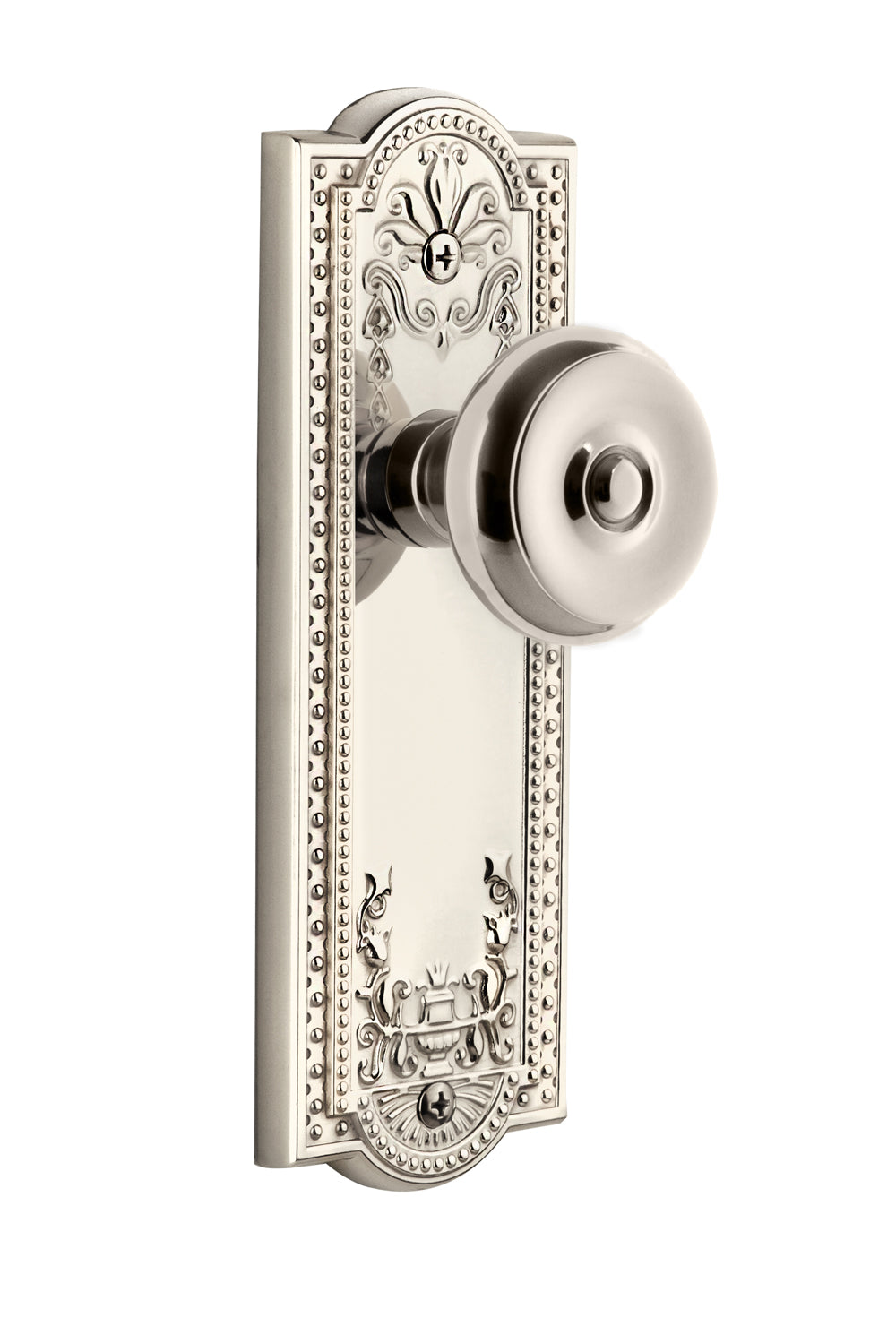 Grandeur Parthenon Plate with Bouton Knob