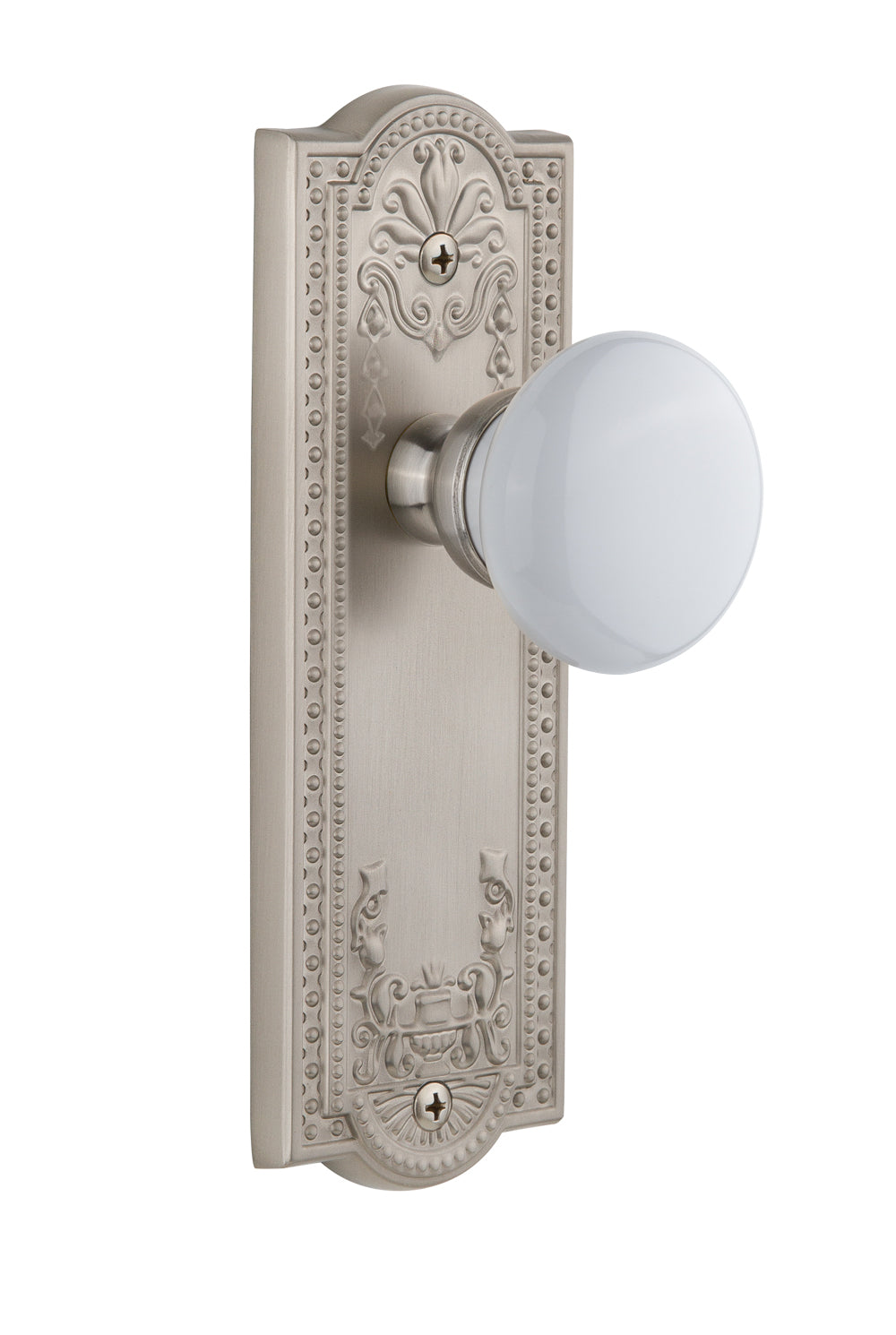 Grandeur Parthenon Plate with Hyde Park Knob