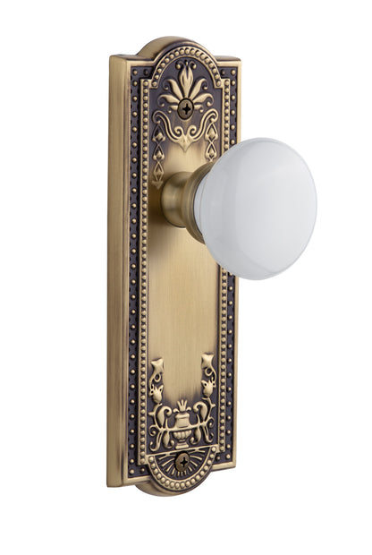 Grandeur Parthenon Plate with Hyde Park Knob