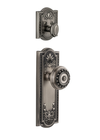 Grandeur Parthenon Handleset with Parthenon Knob - (Interior Half Only, with Deadbolt)