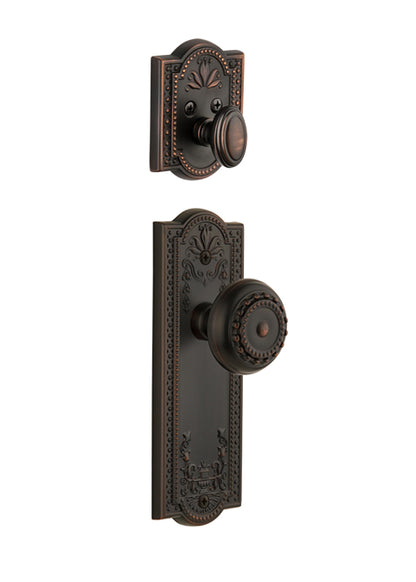 Grandeur Parthenon Handleset with Parthenon Knob - (Interior Half Only, with Deadbolt)